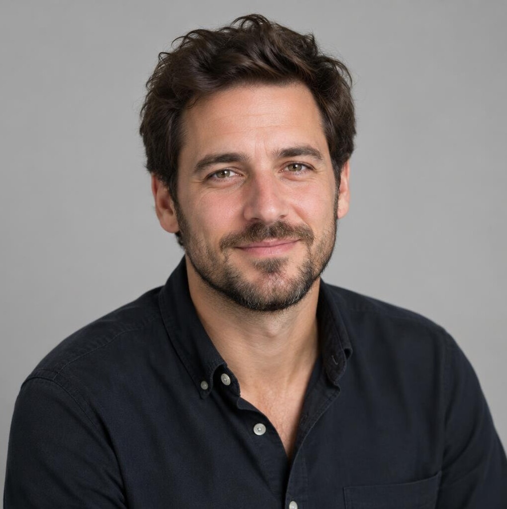 Portrait of a man with a short beard